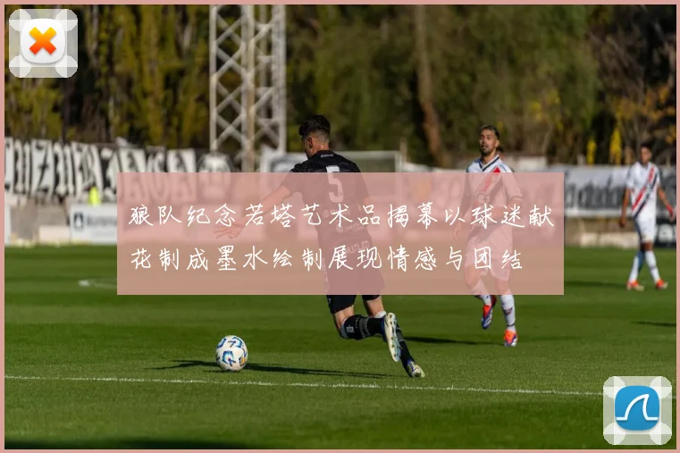 狼队纪念若塔艺术品揭幕以球迷献花制成墨水绘制展现情感与团结